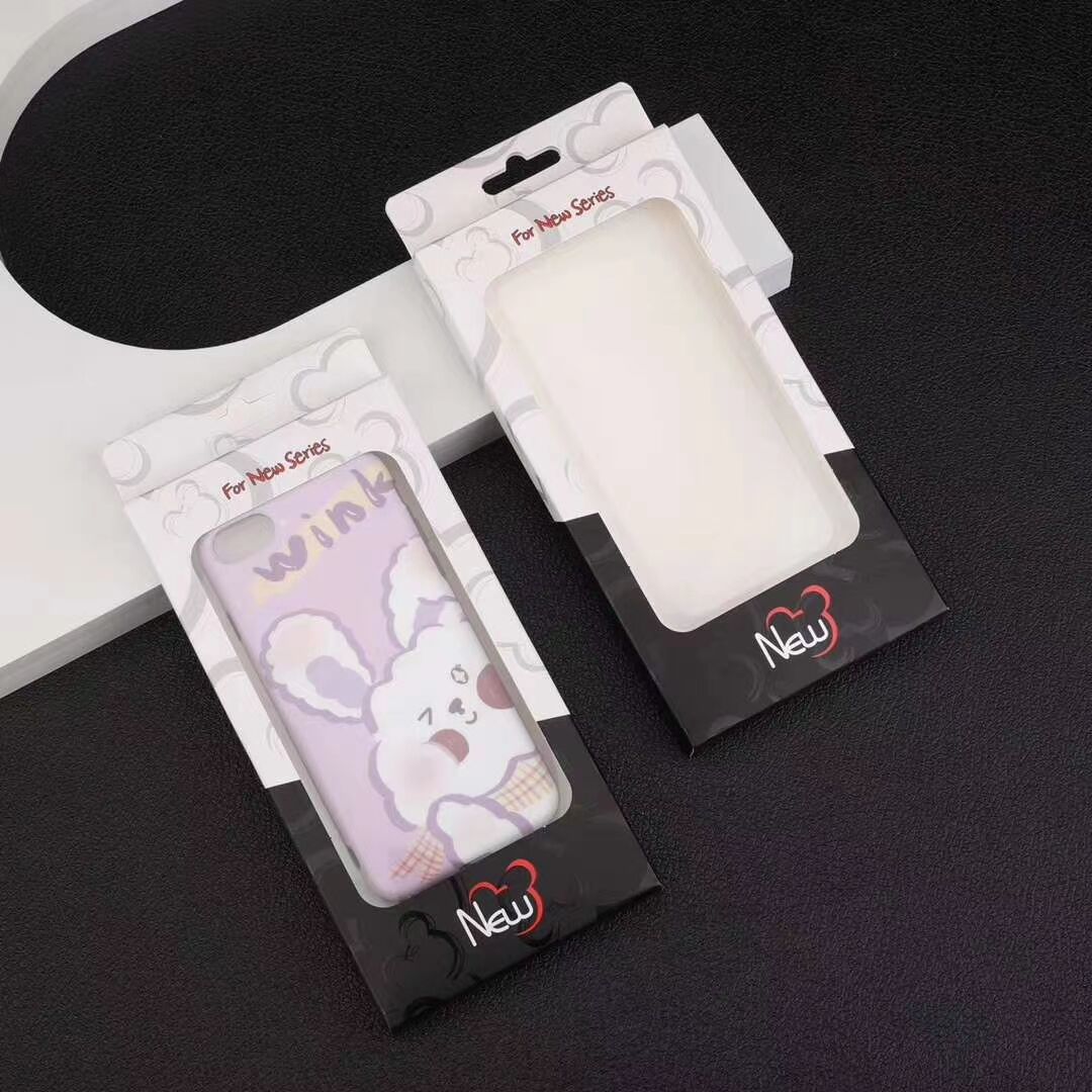 米奇手机壳包装盒 塑料PC皮套手机壳包装 华为手机壳通用包装盒