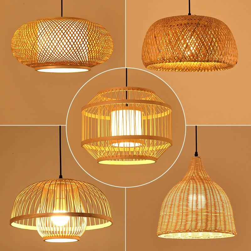 Bamboo light, lampshade, lights, creative Japanese flashlight, ceiling lamp, Chinese style