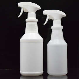 现货1000mlHDPE全能水喷雾瓶500ml喷壶瓶600ml油污净喷瓶刻度瓶