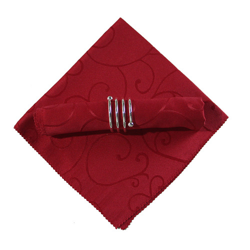 Factory direct sales hotel western restaurant napkin cloth placemat mouth cloth table mat cup cloth jacquard square square towel wedding