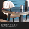 Highchair, modern marble set home use, light luxury style, simple and elegant design