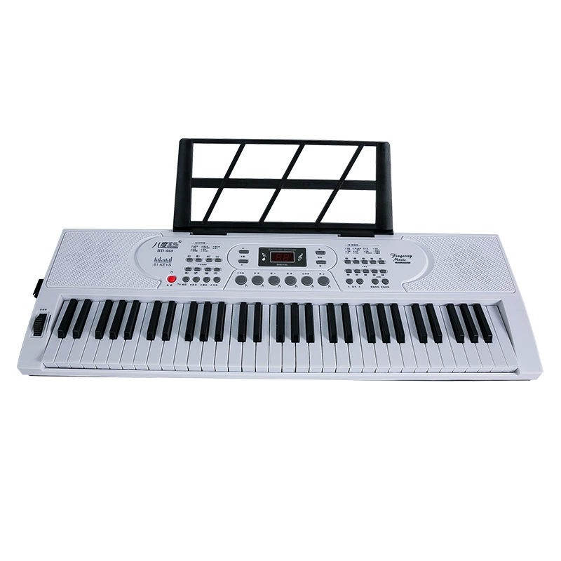 Portable Electronic Keyboard 669, 61 Keys, USB/DC Power, 16 Voices & Built-in Speakers