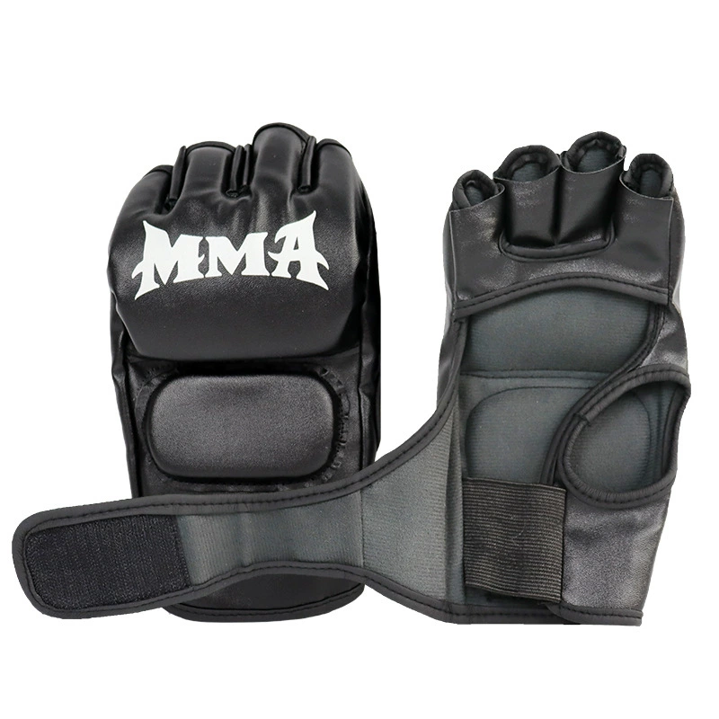 Gloves, boxing sandbag, purse for training, fingerless, E18
