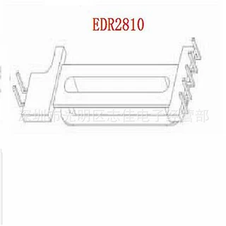 EDR2810火牛骨架EDR2810高频变压器骨架立式5+2 针L脚