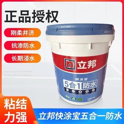 批发立邦防水立邦五合一JS柔性18公斤防水涂料厨房卫生间防水材料|ms