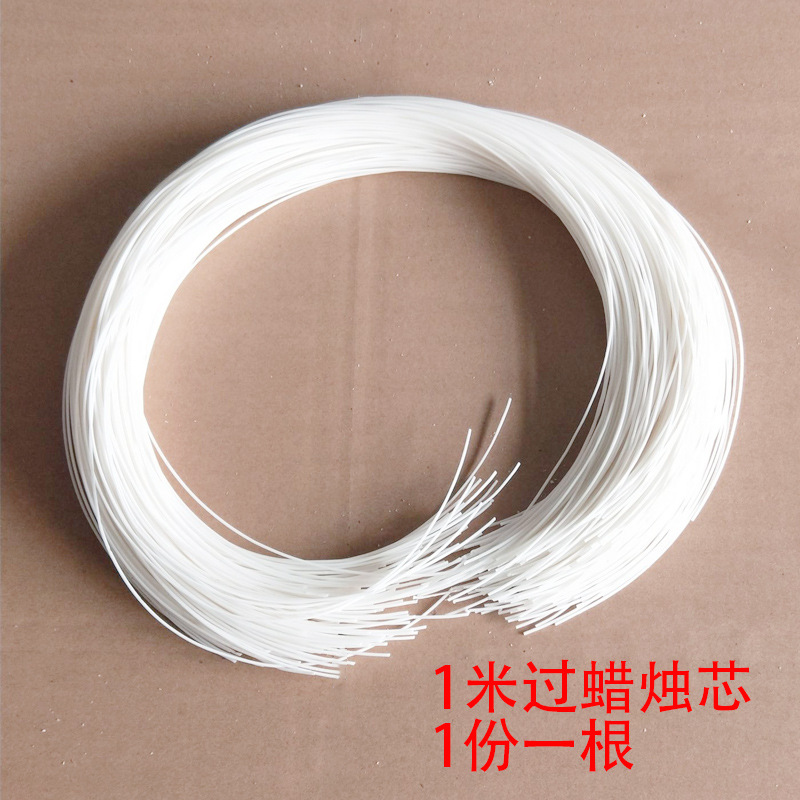 Bricolaje vela núcleo de cera de soja núcleo de la vela de aromaterapia de vidrio material casero flor importada Hilo de algodón sin humo mecha