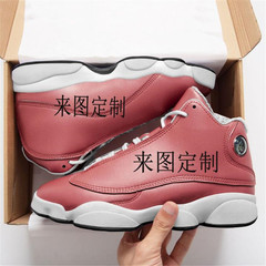 來圖定 制跨境高幫運動鞋男女鞋休閒鞋潮鞋情侶跑鞋一件起訂Shoes
