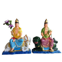 寺庙十方世界文殊菩萨(图片)七佛之师 玻璃钢 文殊师利法王子佛像