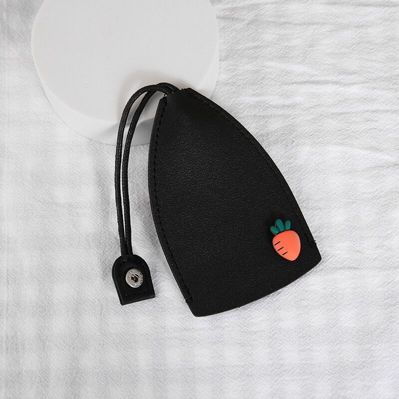 Estilo coreano ins chica corazón caricatura pull-out clave caso creativo PU cuero coche clave cubierta protectora universal