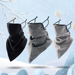 Winter Riding Face Mask, Cold-Proof Neck Gaiter, Triangular Scarf with Fleece for Skiing, Anti-Pollution Face Shield