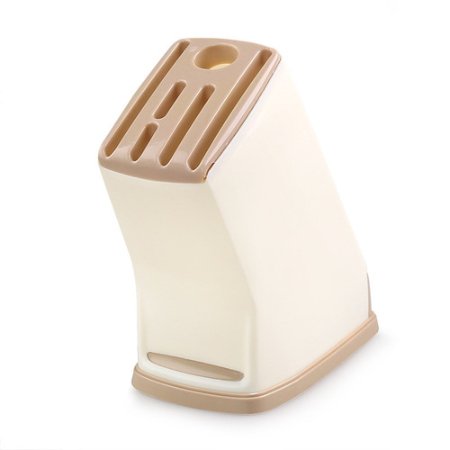 Household kitchen plastic knife holder multi-functional knife storage rack drain kitchen knife rack wholesale