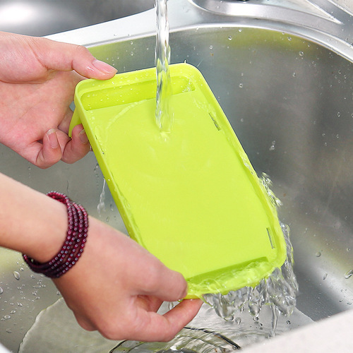 Household kitchen plastic knife holder multi-functional knife storage rack drain kitchen knife rack wholesale