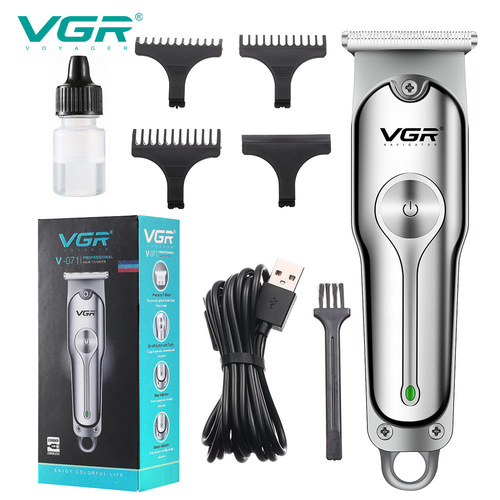 vgr cross-border new style hair clipper carving men's electric clipper hair salon home electric clipper oil head hair clipper 071
