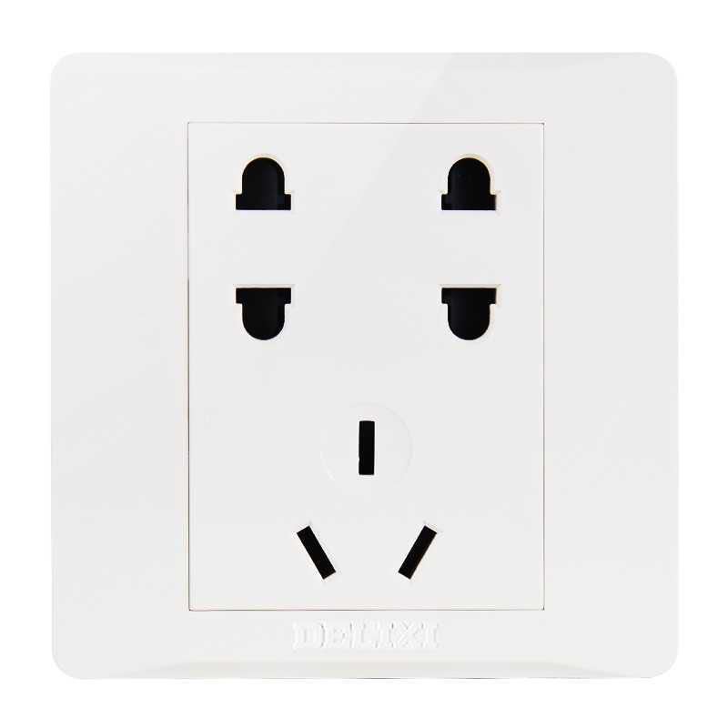 Wholesale home wall outlet panel model 86, hidden installation, one-switch five-hole three-hole 16A power wall USB panel