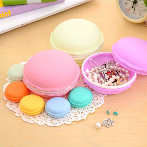 Macaron jewelry box storage box small plastic mini multi-functional desktop cosmetic jewelry box