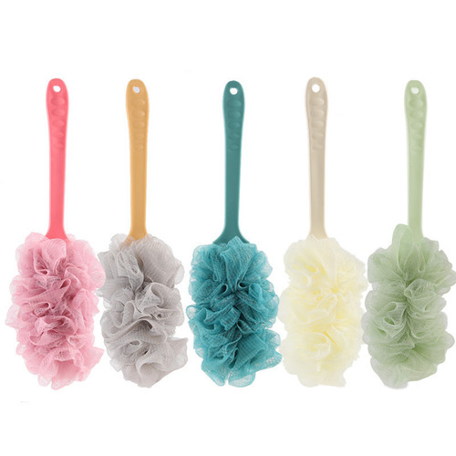 Long-handled bathing artifact, long-handled bath brush, bath brush, bath flower bath ball, back rub brush, bath brush