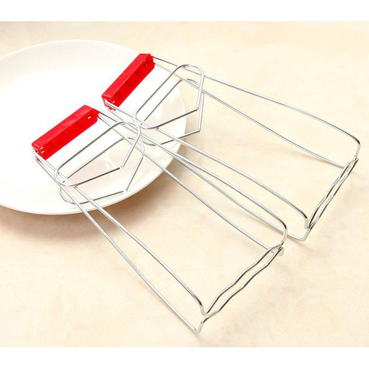 Plato de cocina clip de tazón de acero inoxidable multiusos olla tazón de aislamiento térmico anti-escaldado soporte de la placa de múltiples funciones levantador de la placa