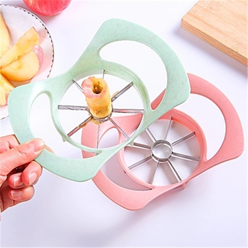 Acero inoxidable Apple cortador de fruta slicer cocina artefacto cortador de fruta divisor