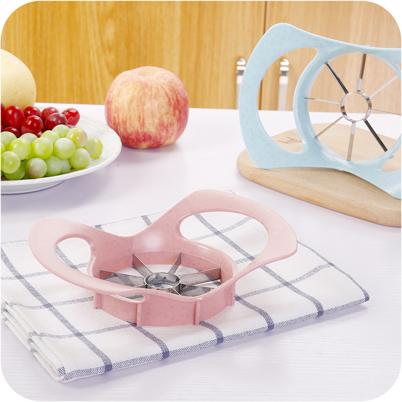 Acero inoxidable Apple cortador de fruta slicer cocina artefacto cortador de fruta divisor
