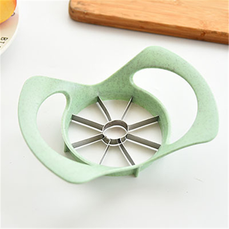 Acero inoxidable Apple cortador de fruta slicer cocina artefacto cortador de fruta divisor