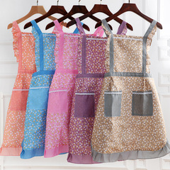 Factory Direct Sale Hua Xi Fu Brand Double Layer Thick Foreign Trade Korean Style Princess Apron Wholesale