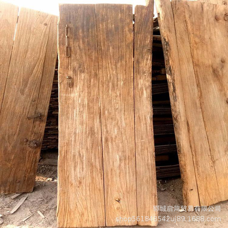 Weathered old elm board old wood solid wood retro nostalgic weathered wood log tea table tea table Bar Board