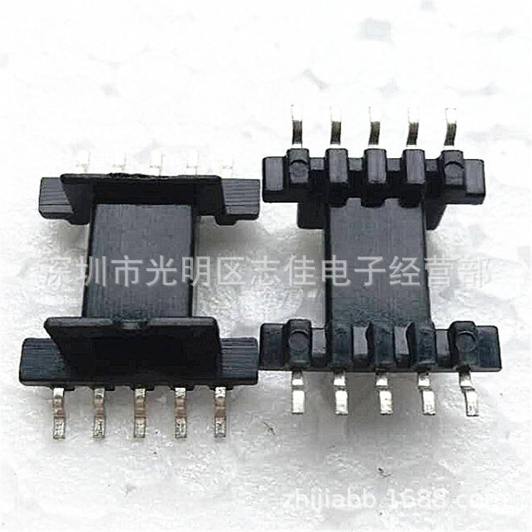 EFD15贴片骨架SMD骨架卧式贴片5+5针海鸥脚电木材质