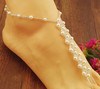 Woven elastic ankle bracelet from pearl handmade, ebay, Japanese and Korean, European style