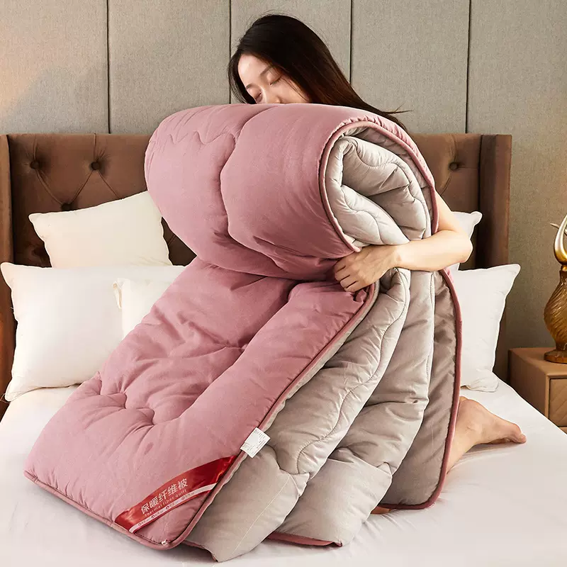 厂家直供批发冬被单双人 贴身加厚全保暖棉被羽丝棉被子被芯床品