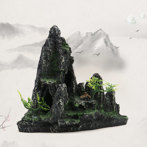 Factory direct supply, new rockery, resin crafts, fish tank landscaping, aquarium decoration, aquarium supplies
