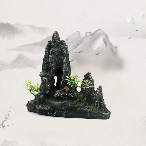 Factory direct supply, new rockery, resin crafts, fish tank landscaping, aquarium decoration, aquarium supplies
