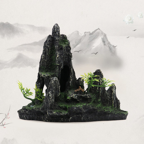 Factory direct supply, new rockery, resin crafts, fish tank landscaping, aquarium decoration, aquarium supplies