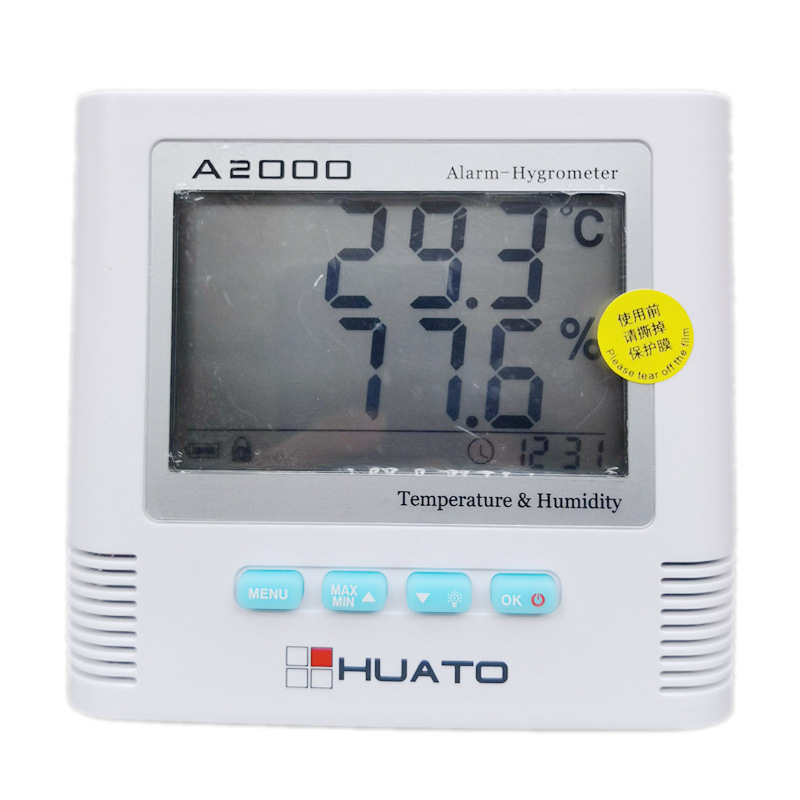 华图A2000-TH温湿度表HUATO专业温湿度计声光报警温湿度表