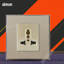 simon/西蒙 56系列 多用三孔插座（香槟色）V51080-56