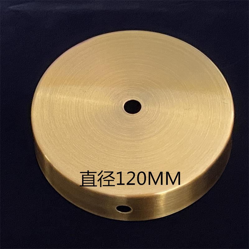 Lámpara de mesa metal bronce accesorios cubierta del chasis tubo hueco taza europea al por mayor