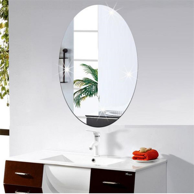 Acrylic Mirror Wall Stickers Self-Adhesive Soft Mirrors for Home Use Splicing Dressing Mirrors Mirror Manufacturers Wholesale Mirror Decoration