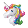 Balloon, children's evening dress, three dimensional decorations, cartoon toy, unicorn, in 3d format