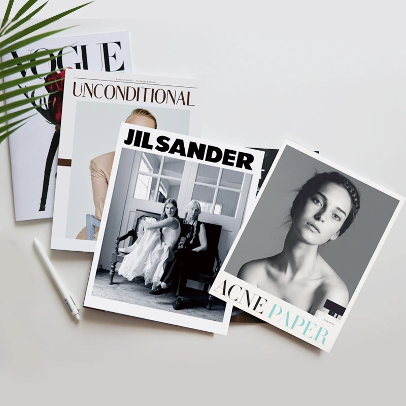 Full-Color Magazine Photography Prop, Decorative Mockup Magazine, Lightweight 0.1 kg