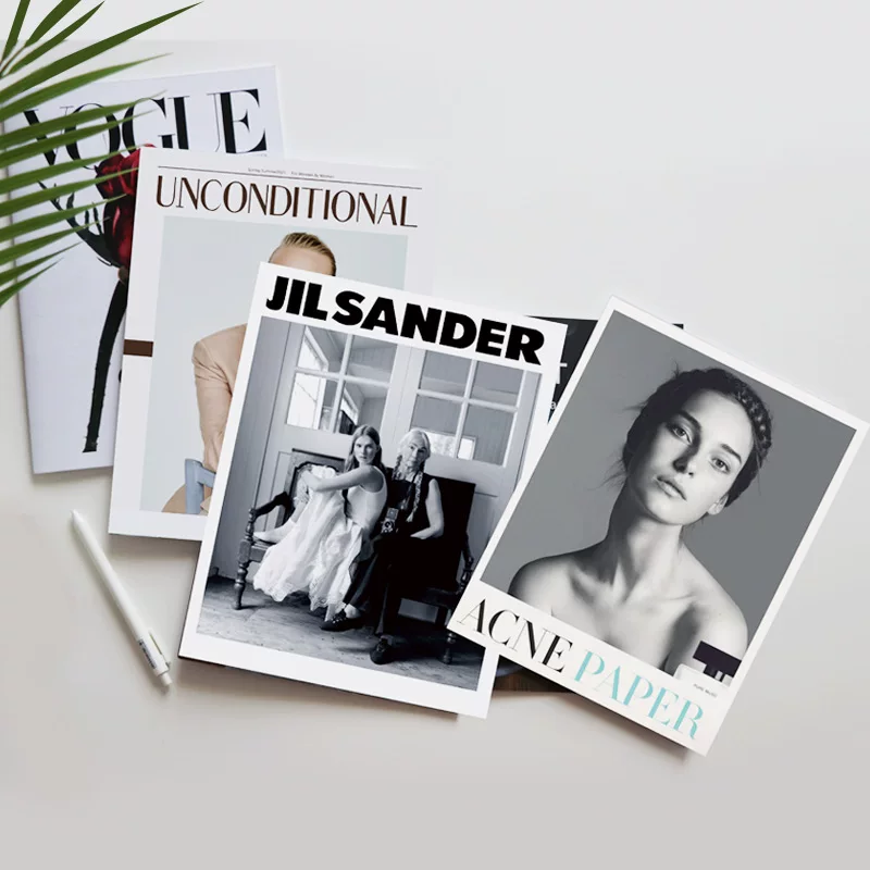 Full-Color Magazine Photography Prop, Decorative Mockup Magazine, Lightweight 0.1 kg