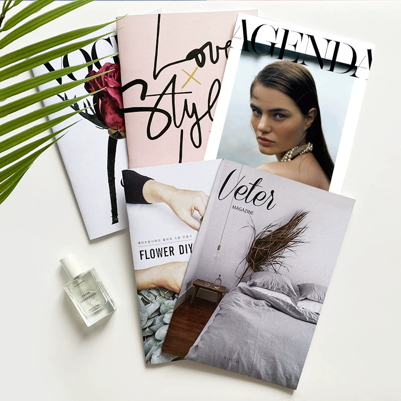 Full-Color Magazine Photography Prop, Decorative Mockup Magazine, Lightweight 0.1 kg