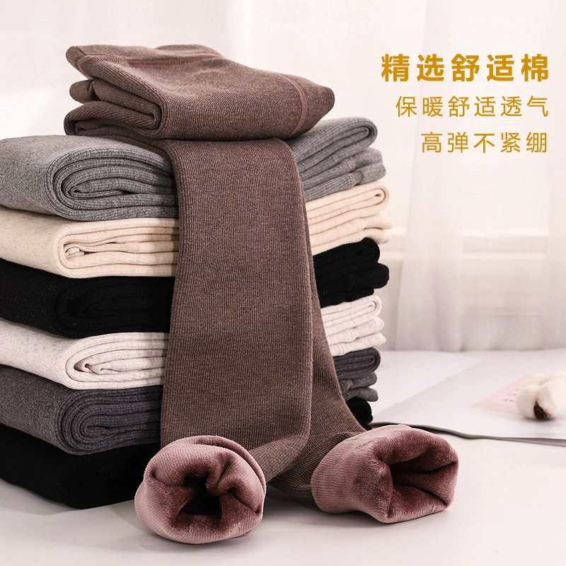 Леггинсы для беременных с флисовой подкладкой, утолщенные, облегающие, модные колготки с ножками, с высокой талией, поддерживающие живот, регулируемые, с интегрированным утеплением.