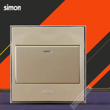 simon/西蒙 56 双控换向开关（一位多控）（香槟色）V51026BY-56