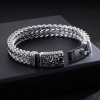 Chain stainless steel, bracelet, suitable for import, European style, punk style