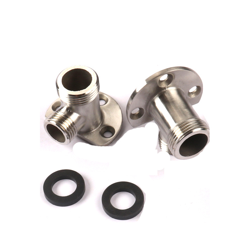 Mounted surface mount connector stainless steel
