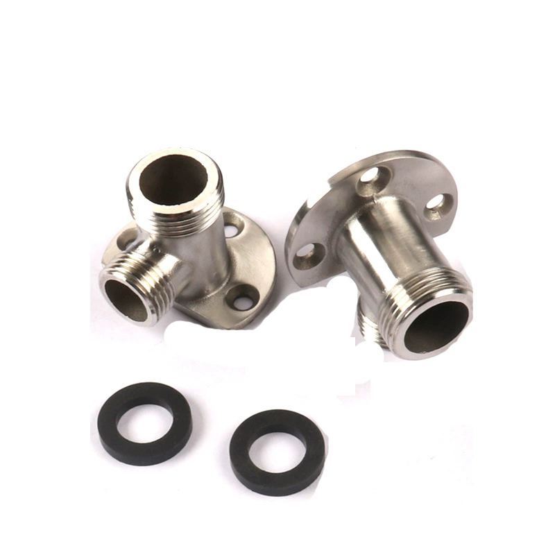 Mounted surface mount connector stainless steel