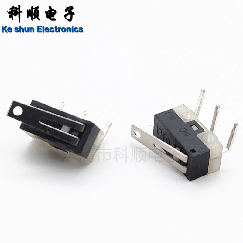KW10 маленький микроволновый переключатель мыши, левой согнутой ножкой и правой согнутой ножкой медный роликовый ремешок ручка микроволновый переключатель