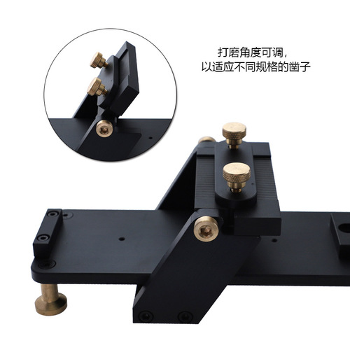 Quick sharpening rack aluminum alloy fixed angle sharpener woodworking chisel anti-slip ultra-fine sharpening stone mirror fine grinding