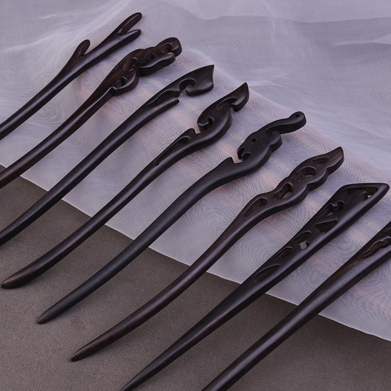 Red Sandalwood Ebony Hairpin Antique Hair Accessories Hairpin Advanced Sense New Chinese Style Wooden Hairpin Wooden Hairpin Hanfu Headwear Red Sandalwood Ebony Hairpin Antique Hair Accessories Hairpin Advanced Sense New Chinese Style Wooden Hairpin Wooden Hairpin Hanfu Headwear