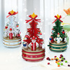 Christmas table decorations, jewelry, rotating layout for office, music box