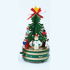 Christmas table decorations, jewelry, rotating layout for office, music box